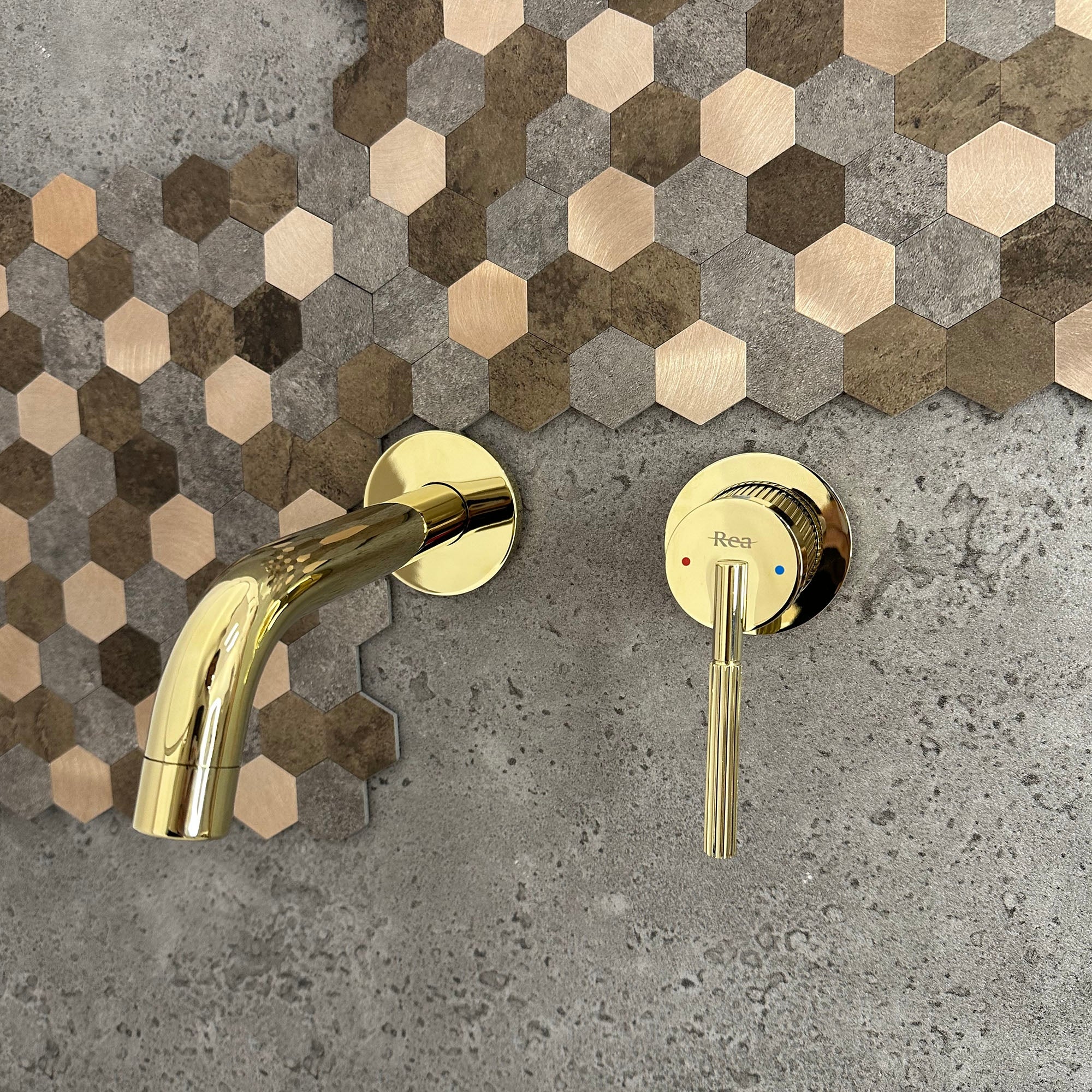 Podomítková baterie REA Argon Gold + BOX  4