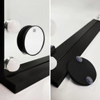 Zrcadlo LED HOLLYWOOD Black 80x60  5