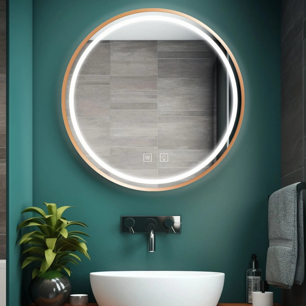 Zrcadlo LED 80cm MMJ BRUSH COPPER  5