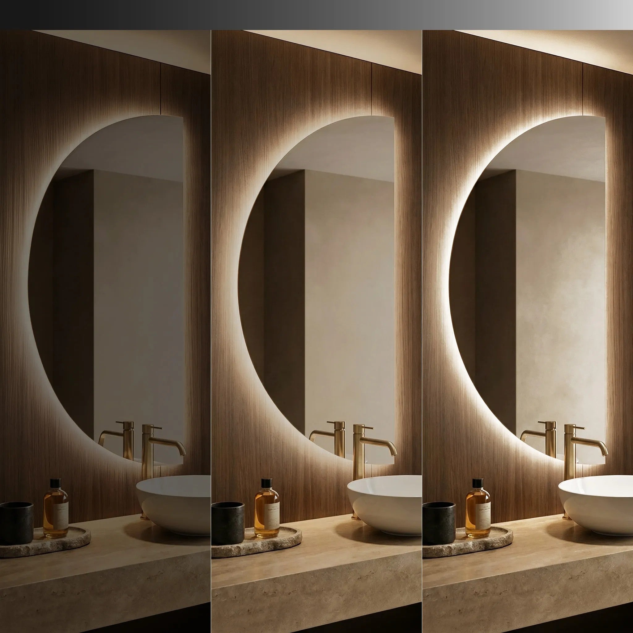Zrcadlo LED 120x60cm MOON  5