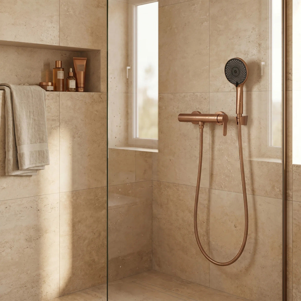 Sprchová baterie REA Arcos Brush Copper  5