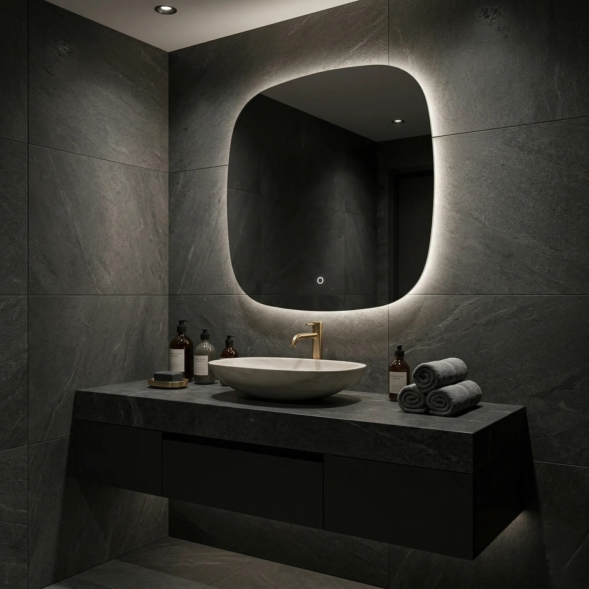 Zrcadlo LED 70x70cm TOP  5