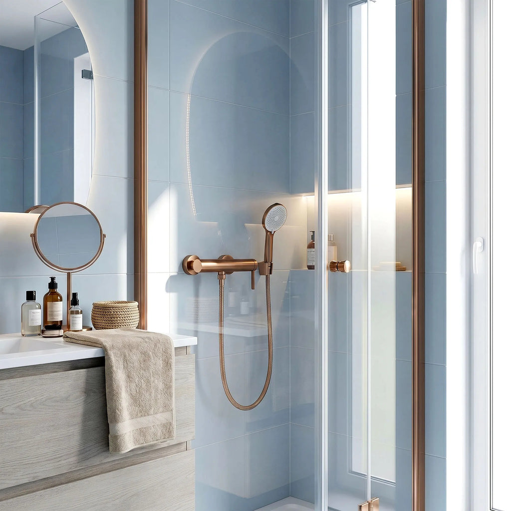 Sprchová baterie REA Rivo Brush Copper  5