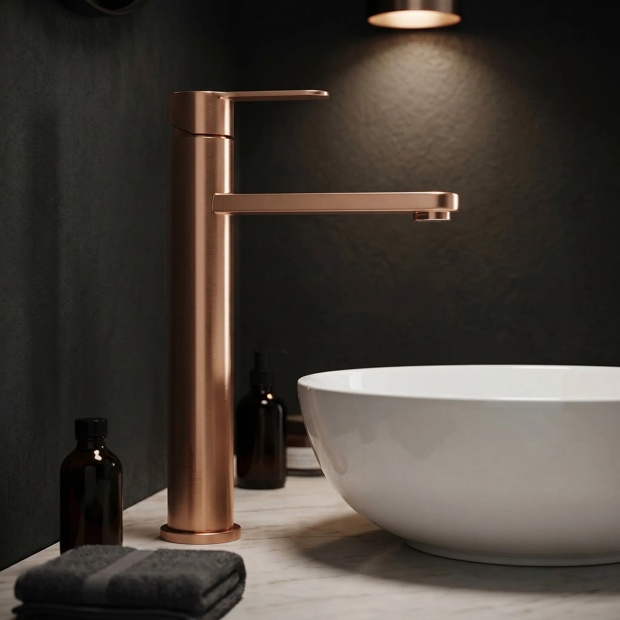 Koupelnová baterie Rea Arcos Brush Copper  5