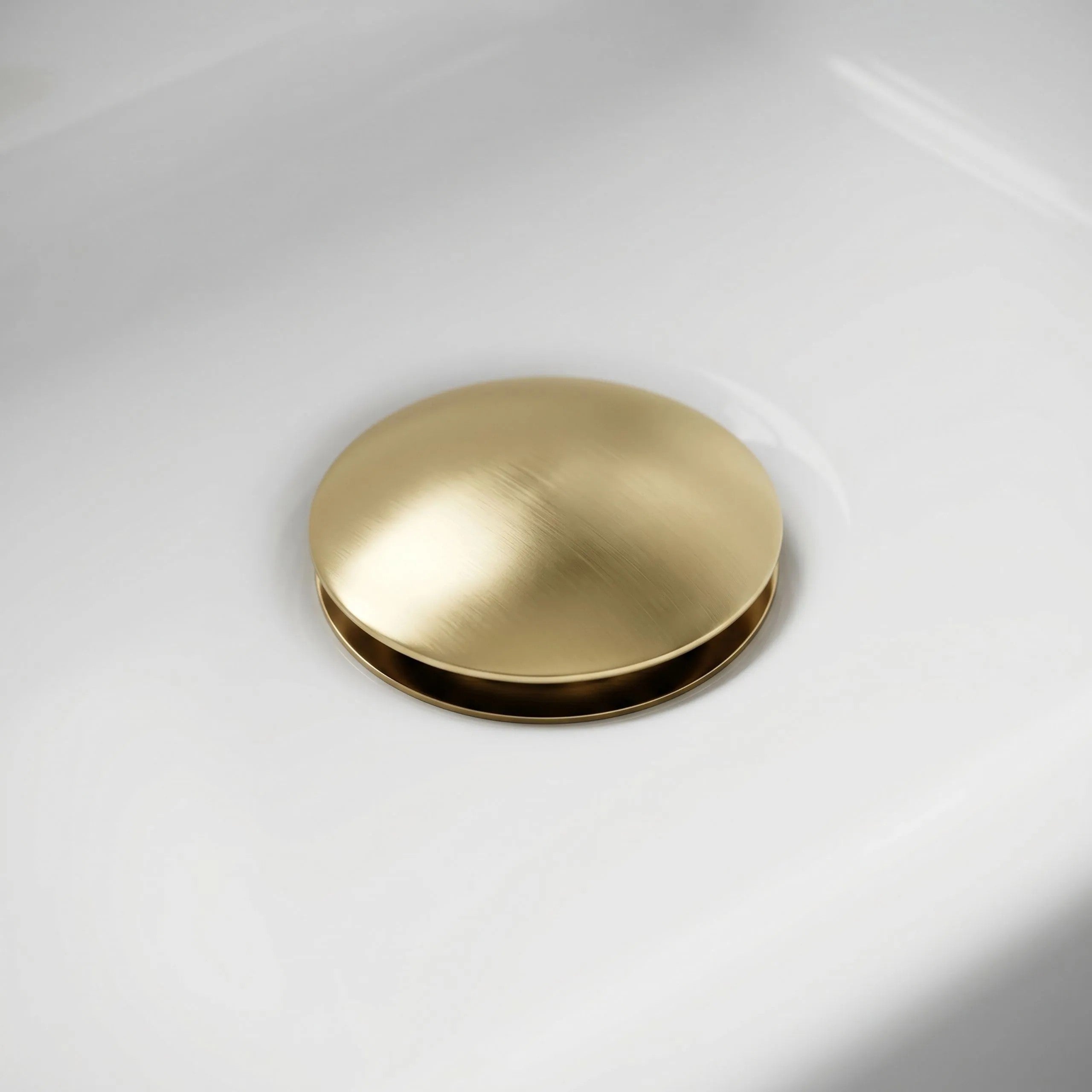 Univerzální vanová výpusť REA Click-clack - Brush Gold  5