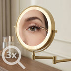 Zrcadlo LED Glow Brush Gold  5