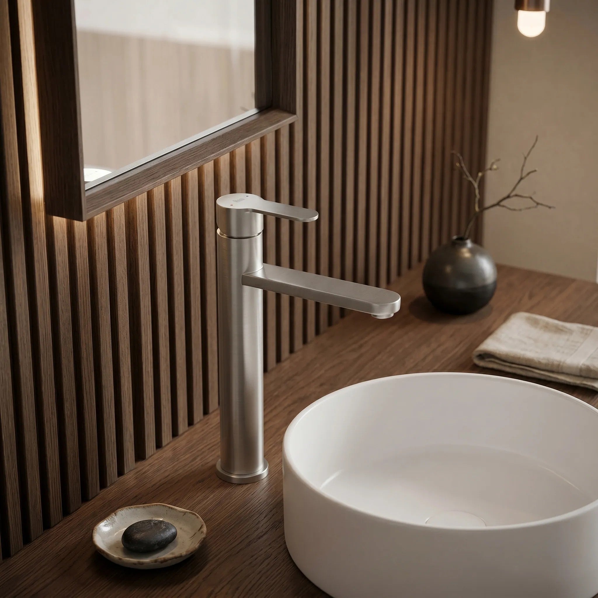 Koupelnová baterie Rea Arcos Brush Nickel  5