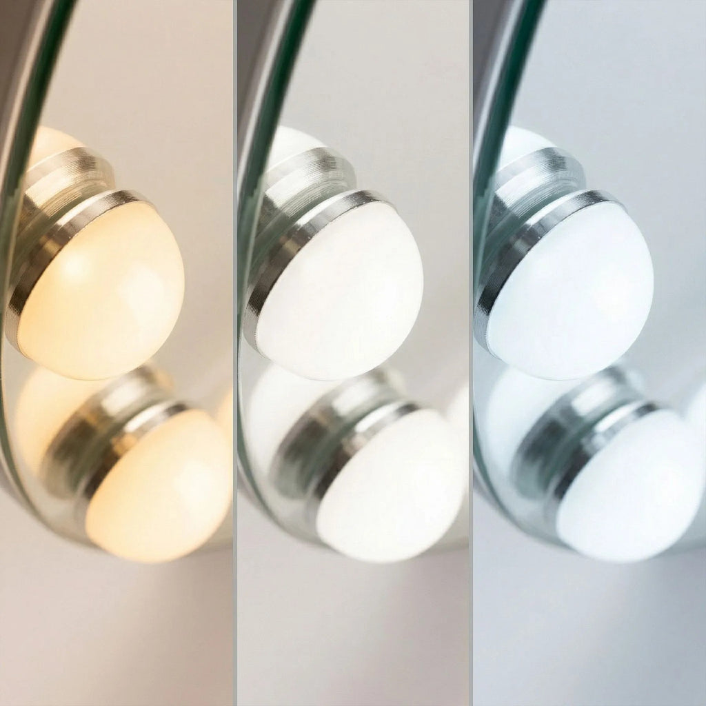 Zrcadlo LED HOLLYWOOD White 30x40  5