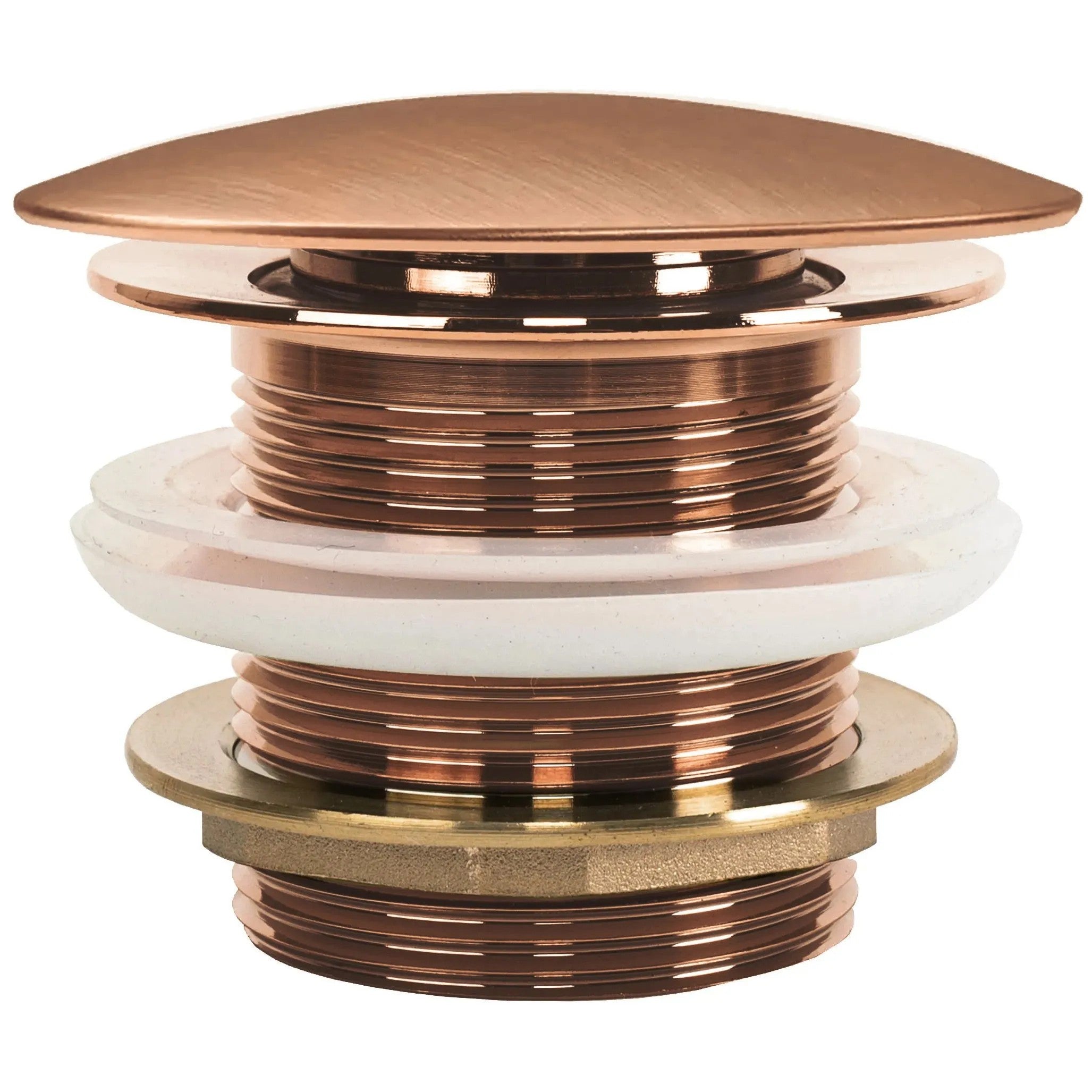 Univerzální vanová výpusť REA Click-clack - Brush Copper  5
