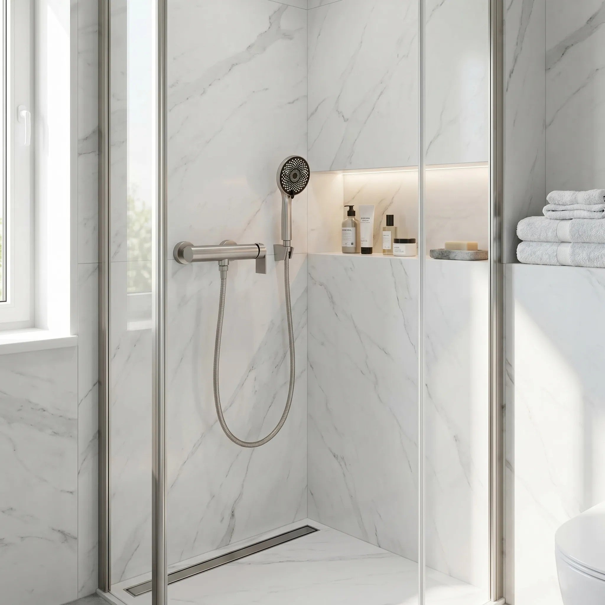 Sprchová baterie Rea Hunter Brushed Nickel  5