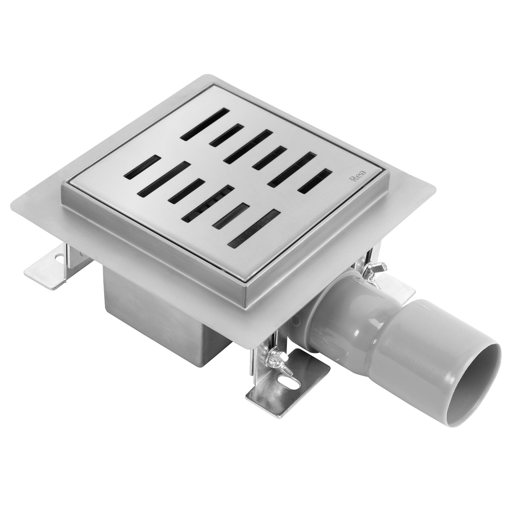 Odtokový žlab REA LINE Nickel Brush 12x12  1