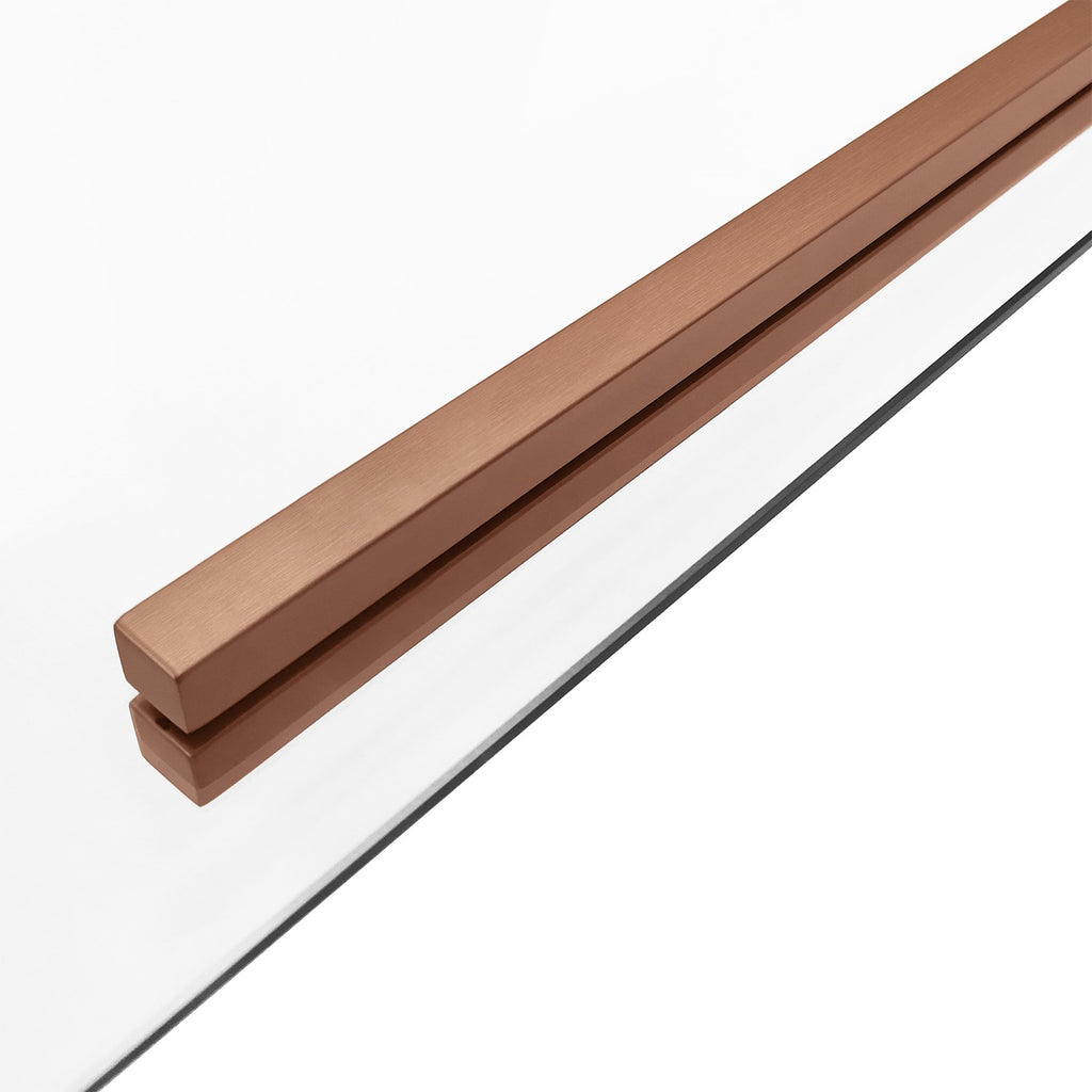 Sprchový kout REA SOLAR - Copper Brush 100x80 Se sprchovou vaničkou Savoy 5