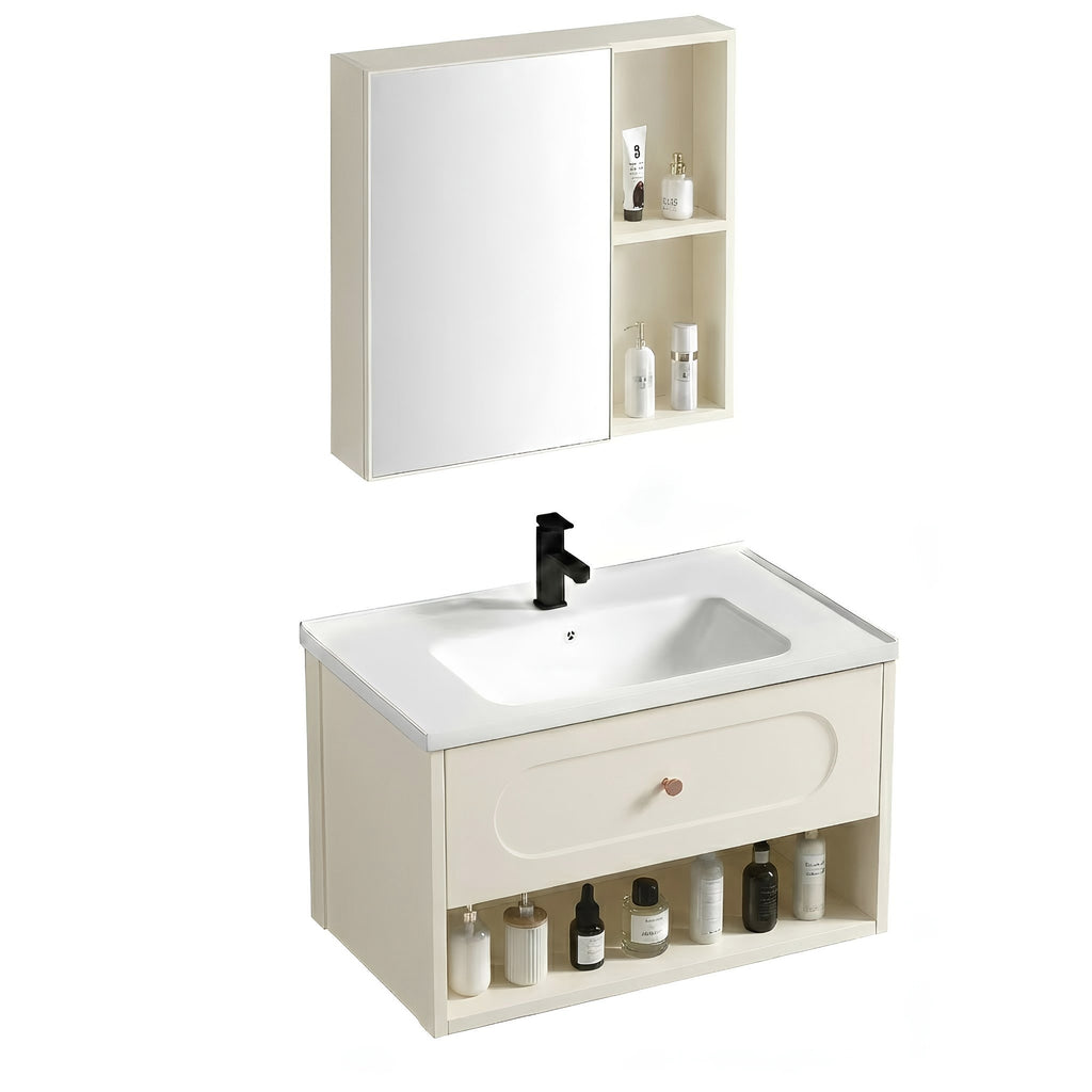 Sada koupelnového nábytku s umyvadlem River 60cm Creme  7
