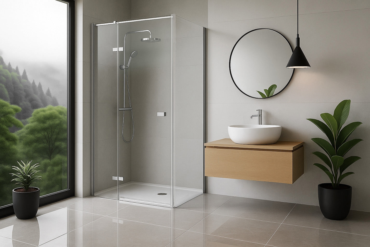Sprchový kout Rea Atlas 120x90 Chrome vpravo 2