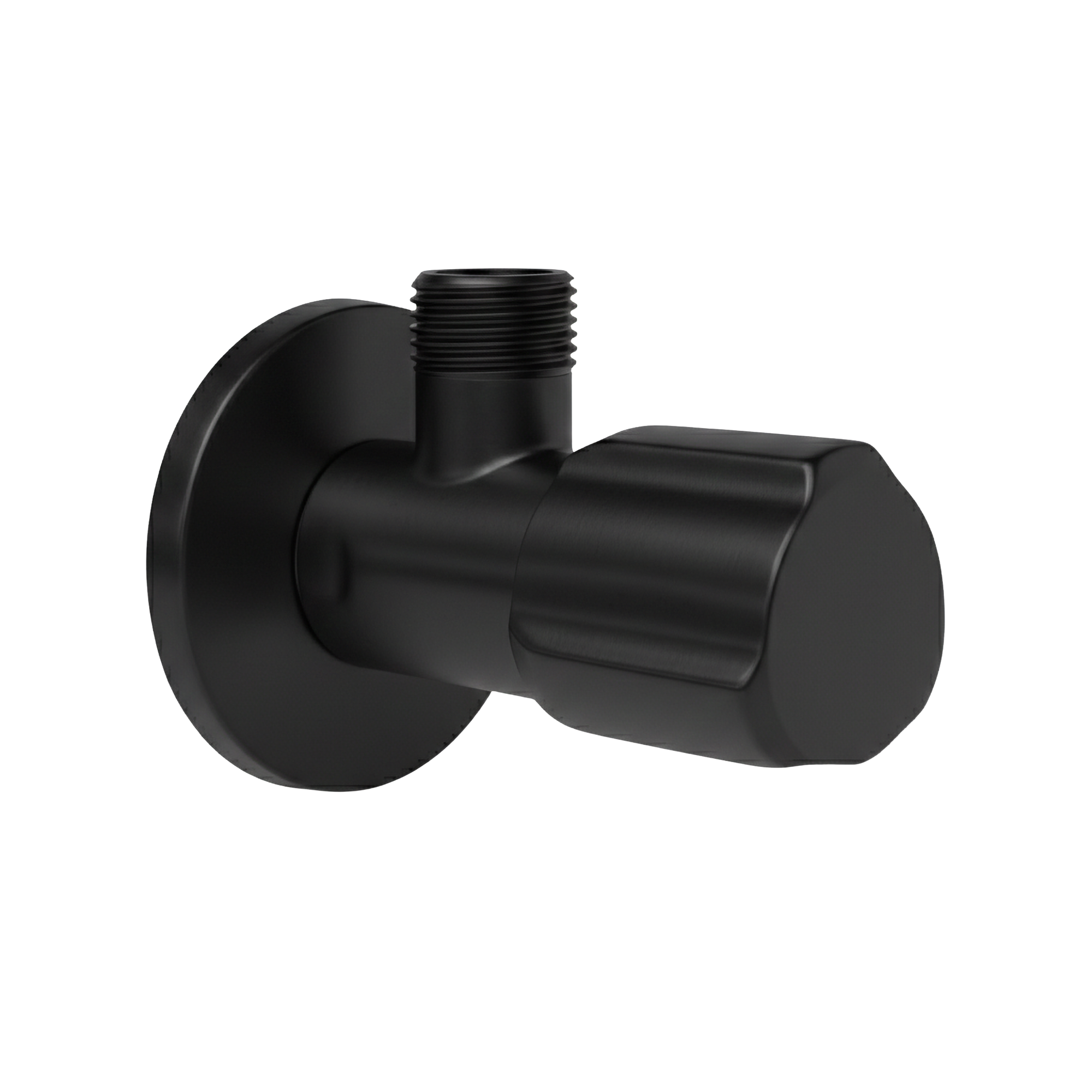Rohový ventil 02  1/2" x 3/8" Black  1
