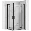 Sprchová kabina REA Hugo Double Black 90x90  1