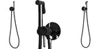 Podomítková bidetová baterie LUNGO LOOP - Black Metallic  3