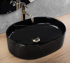 Umyvadlo na desku REA Nadia 50 Black Stone  3
