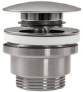 Univerzální umyvadlová výpusť REA Click-clack - broušený nikl INOX  1