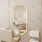 Zrcadlo LED OLL 60x90 cm Brush Gold  3
