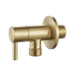 Rohový ventil 1/2" x 3/8" Brush Gold  4