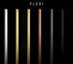 Sprchová zástěna Rea Flexi Brown / Gold 130  7