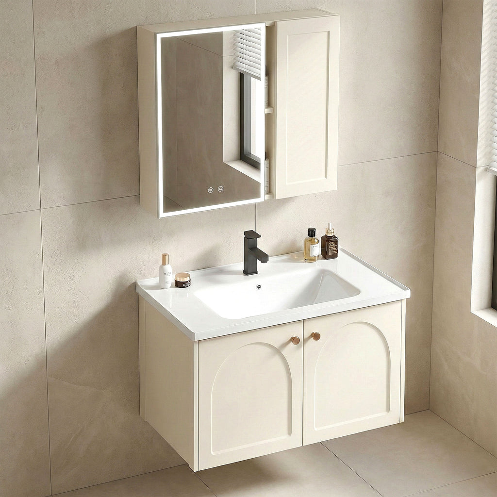 Sada koupelnového nábytku s umyvadlem Denver 60cm Creme  5