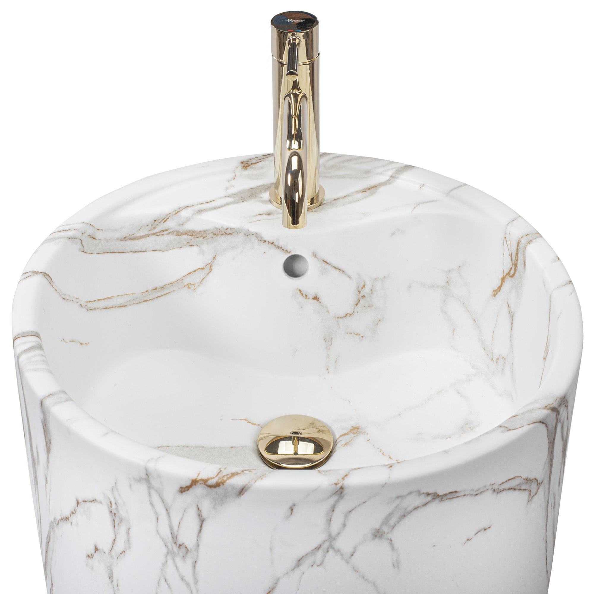 Volně stojící umyvadlo Rea Anya Lava Matt  2