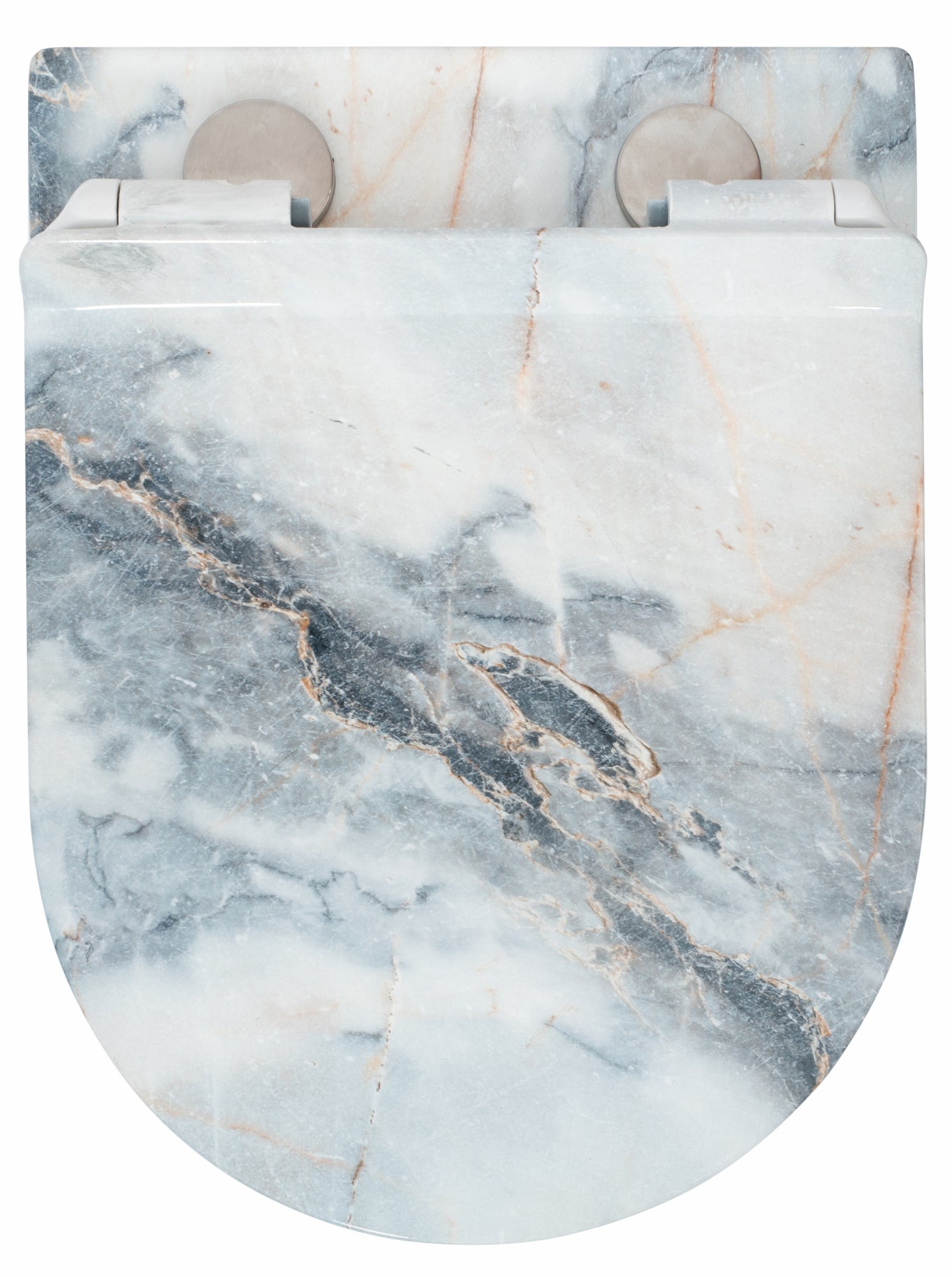 Závěsná WC mísa Rea Carlos Slim Rimless N - leštěná žula  3