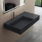 Umyvadlo REA  Archi 75 CM Grey MATT na desku - konglomerát  2