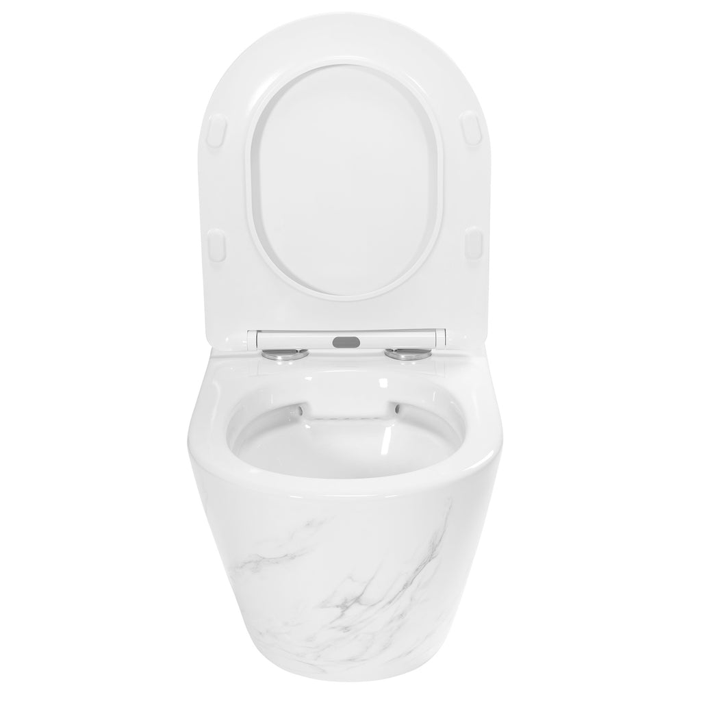 WC mísa bez splachovacího okruhu Rea Carlos Nature Marble  6