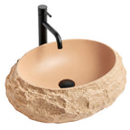 Umyvadlo na desku Mika Light Terracotta  11