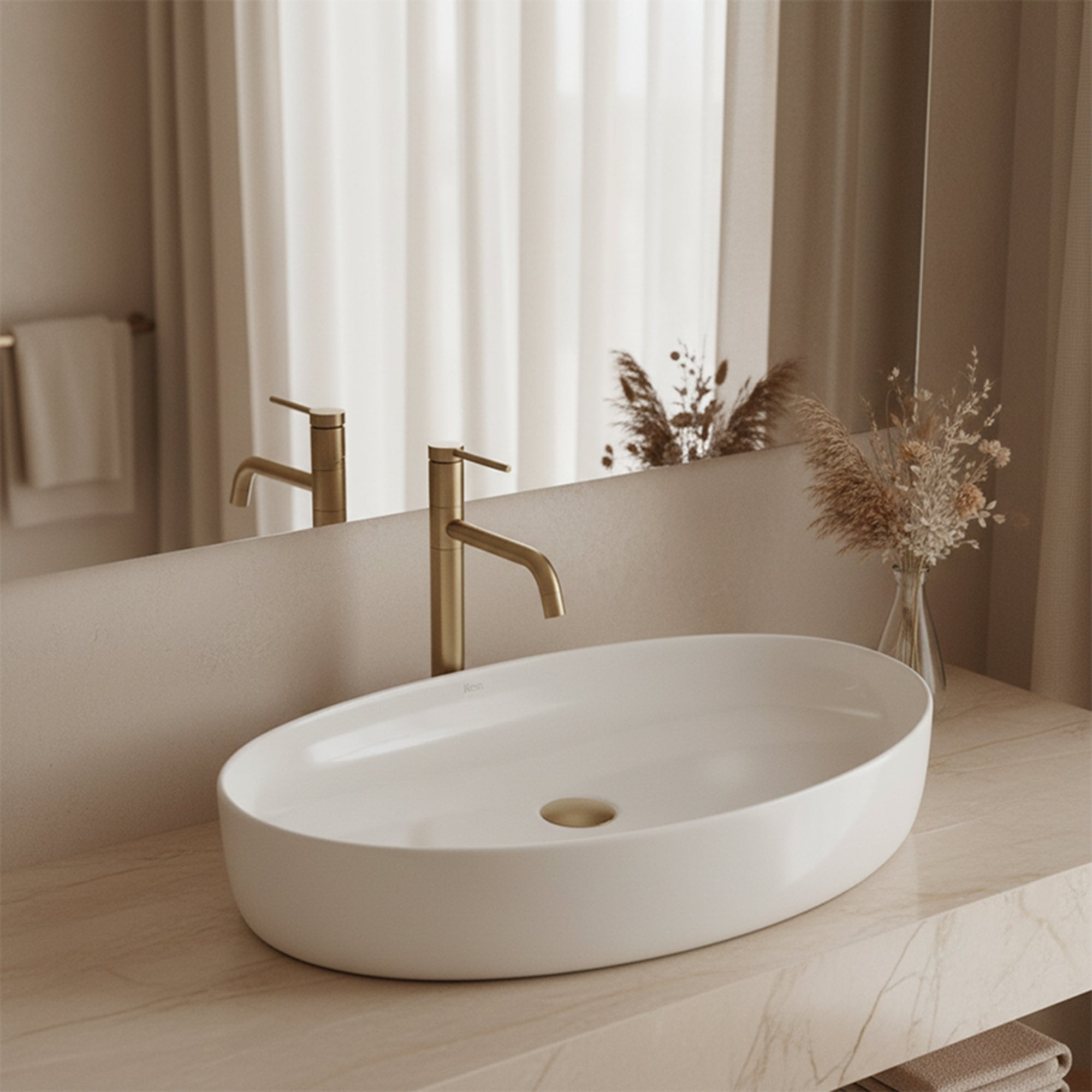 Umyvadlo na desku Joana 65  1