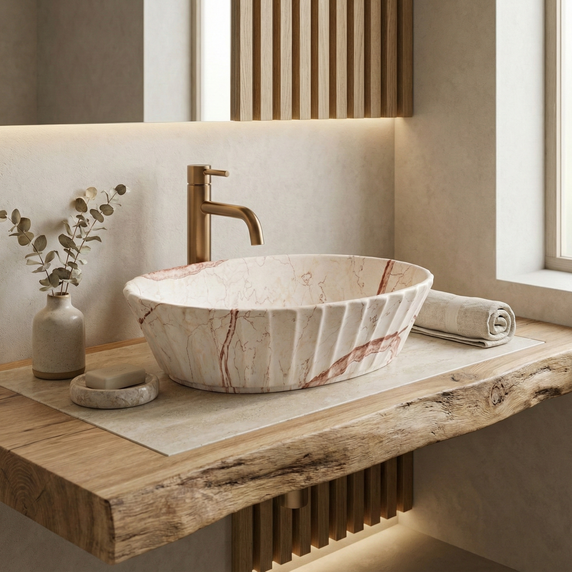 Umyvadlo na desku Rea Samanta Zen  3