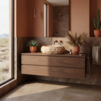 Umyvadlo na desku Mika Light Terracotta  4