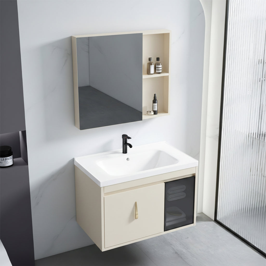 Sada koupelnového nábytku s umyvadlem Paris 60cm Beige  2