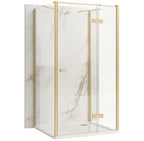 Sprchový kout Rea Atlas 120x100 Brush Gold vlevo 1