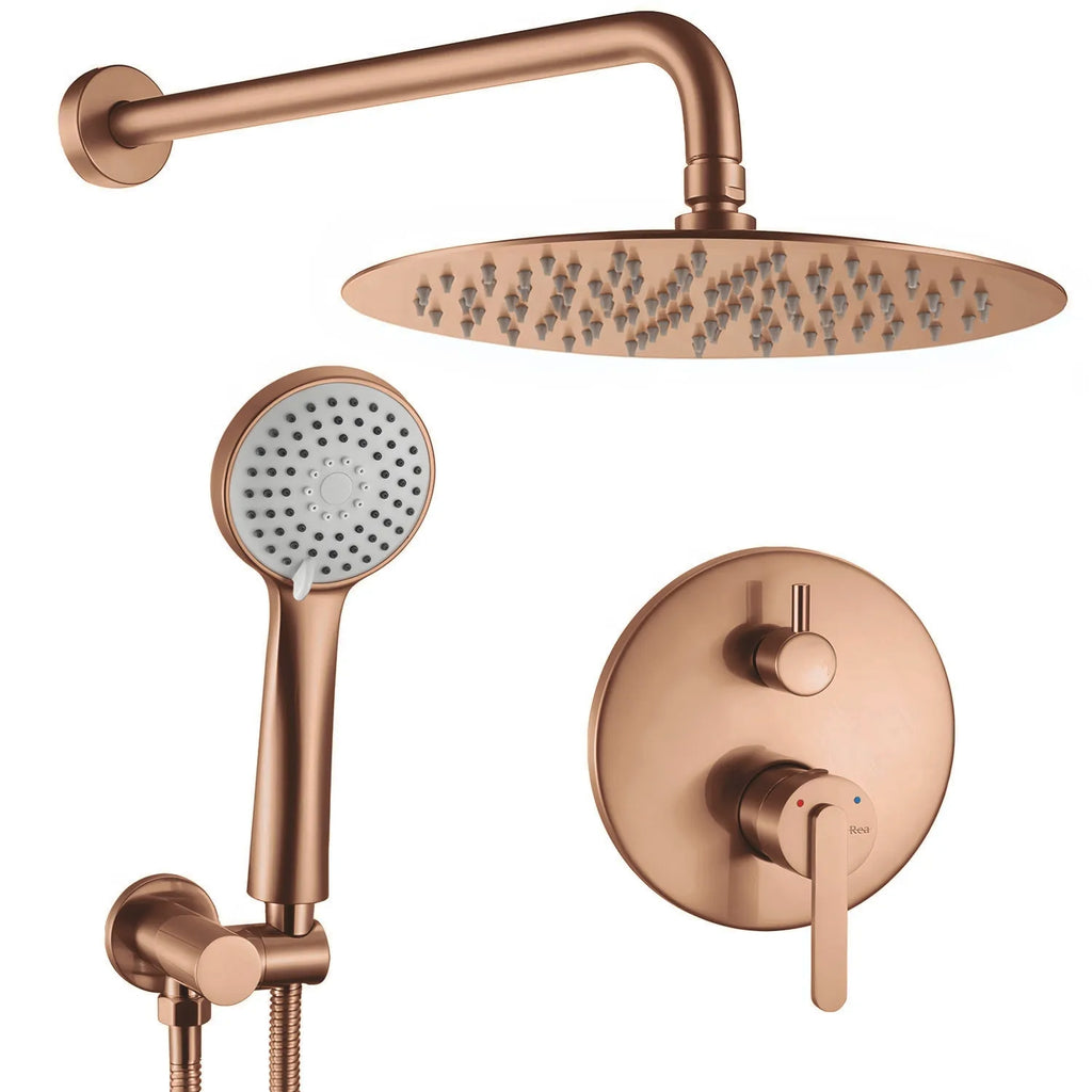 Podomítková sprchová sada Rea Ontario Brush Copper + BOX  1