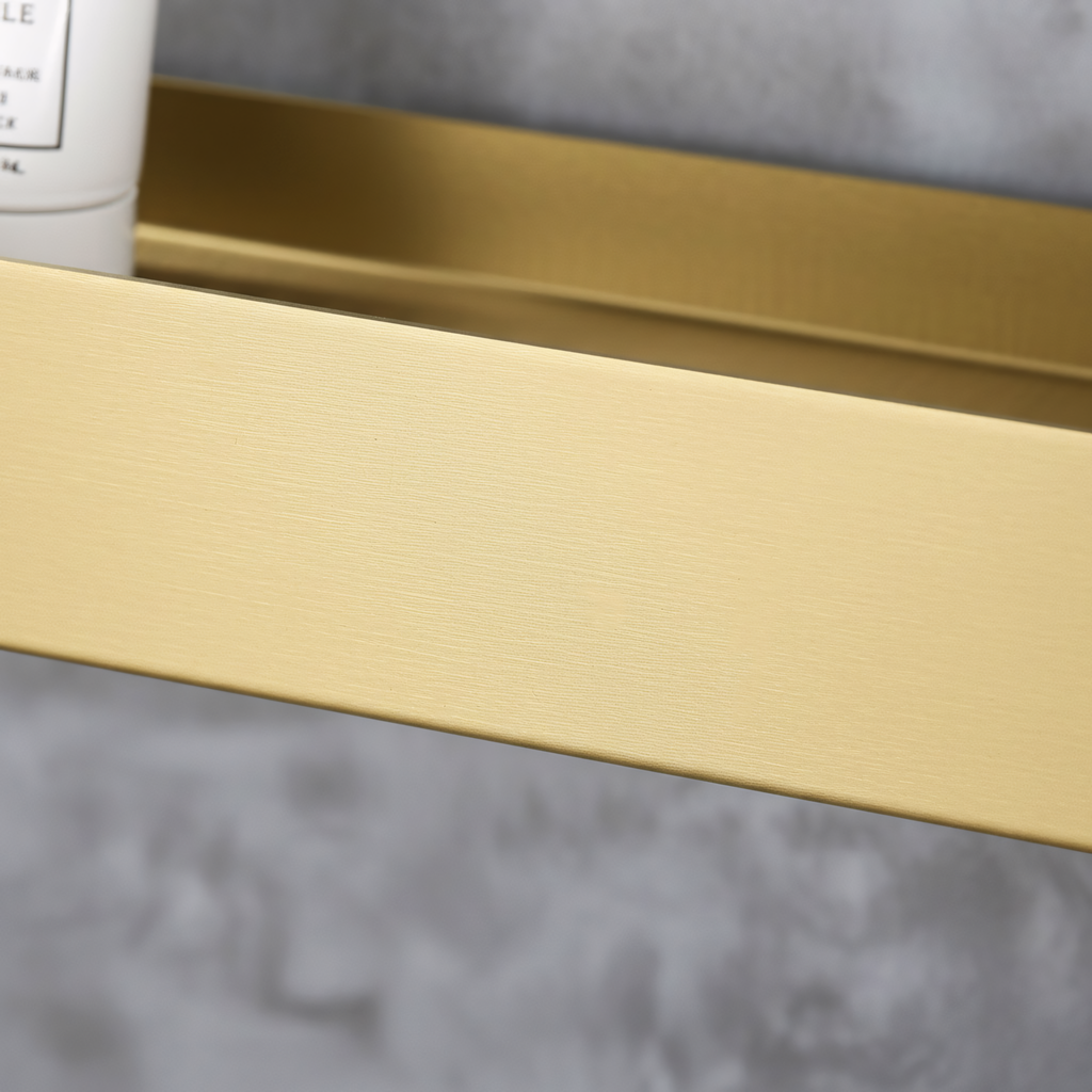 Police do koupelny SF03 45cm gold brush  5