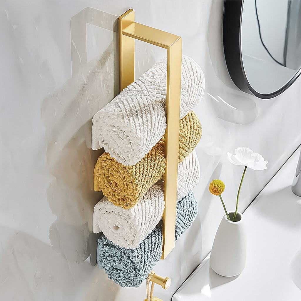 Koupelnový věšák Brush Gold  3