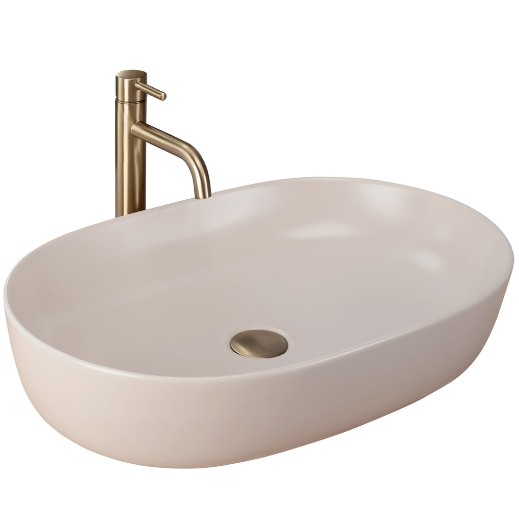 Umyvadlo na desku Rea CLEO 61 BEIGE MATT  1