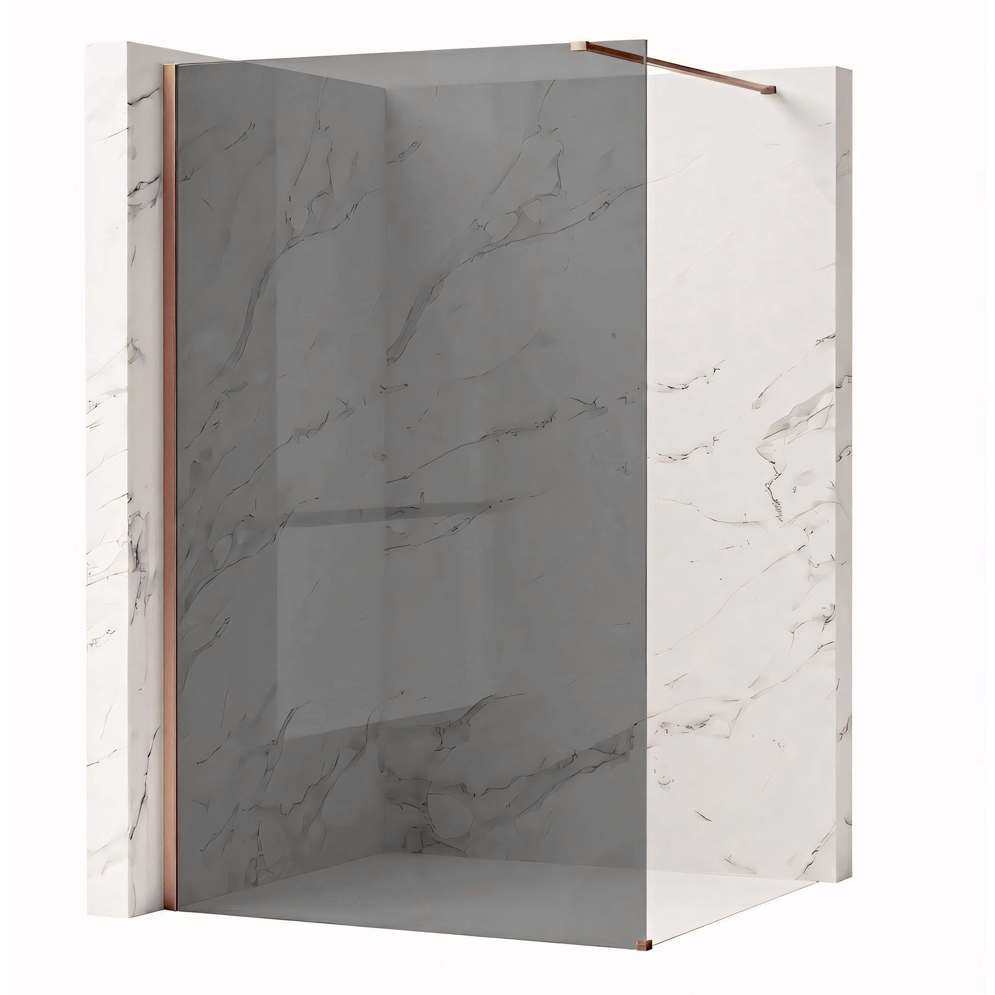 Sprchová zástěna Rea Flexi Grey / Brush Copper 110  2