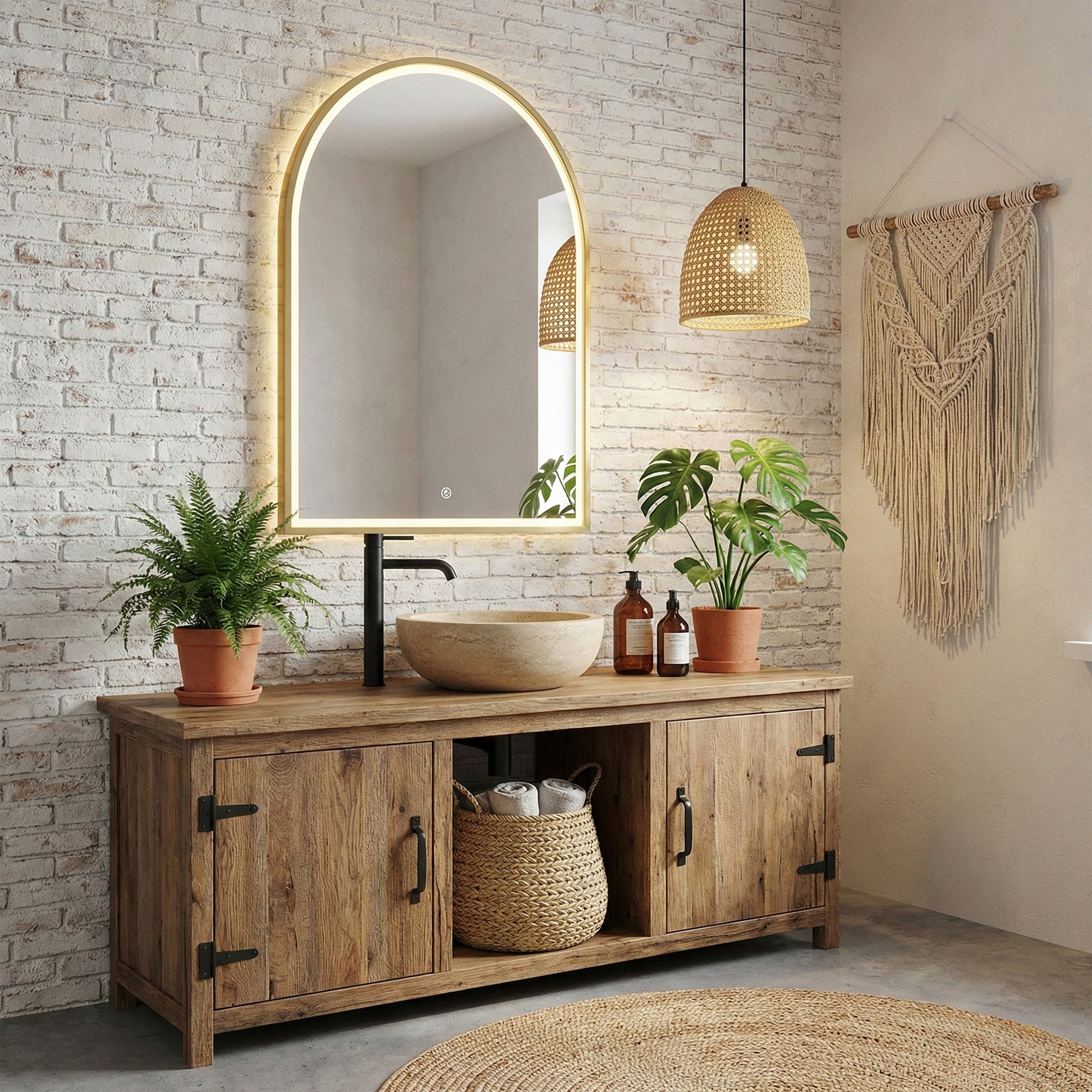 Zrcadlo LED 60x100cm DART GOLD  4