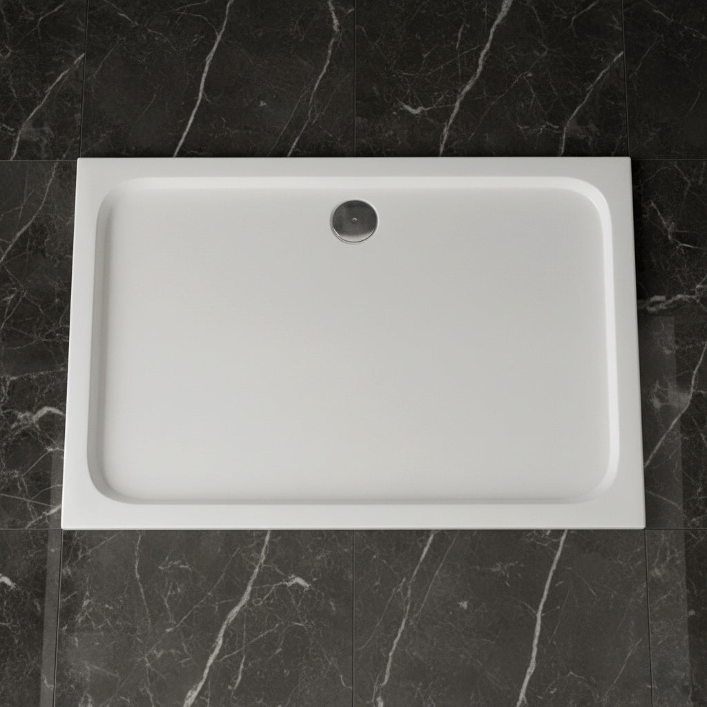 Sprchová akrylová vanička Rea Belmond White 80x100  4