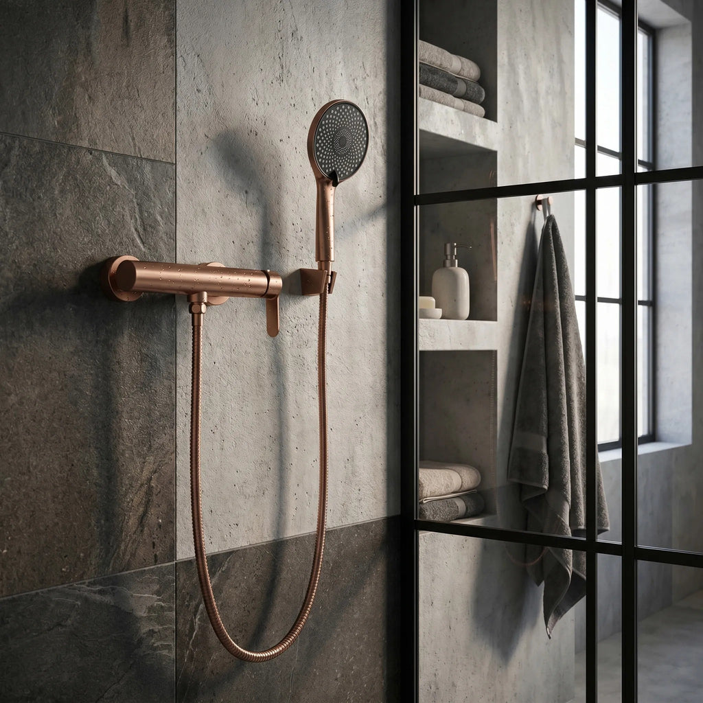Sprchová baterie REA Arcos Brush Copper  6