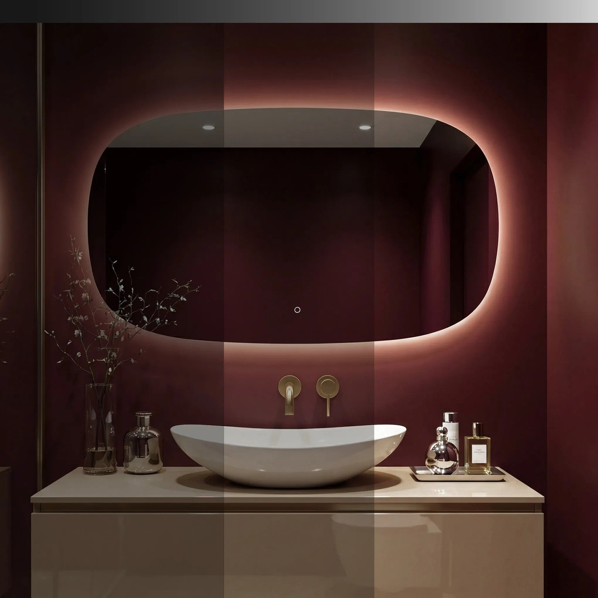 Zrcadlo LED 100x60cm TOP-4  6