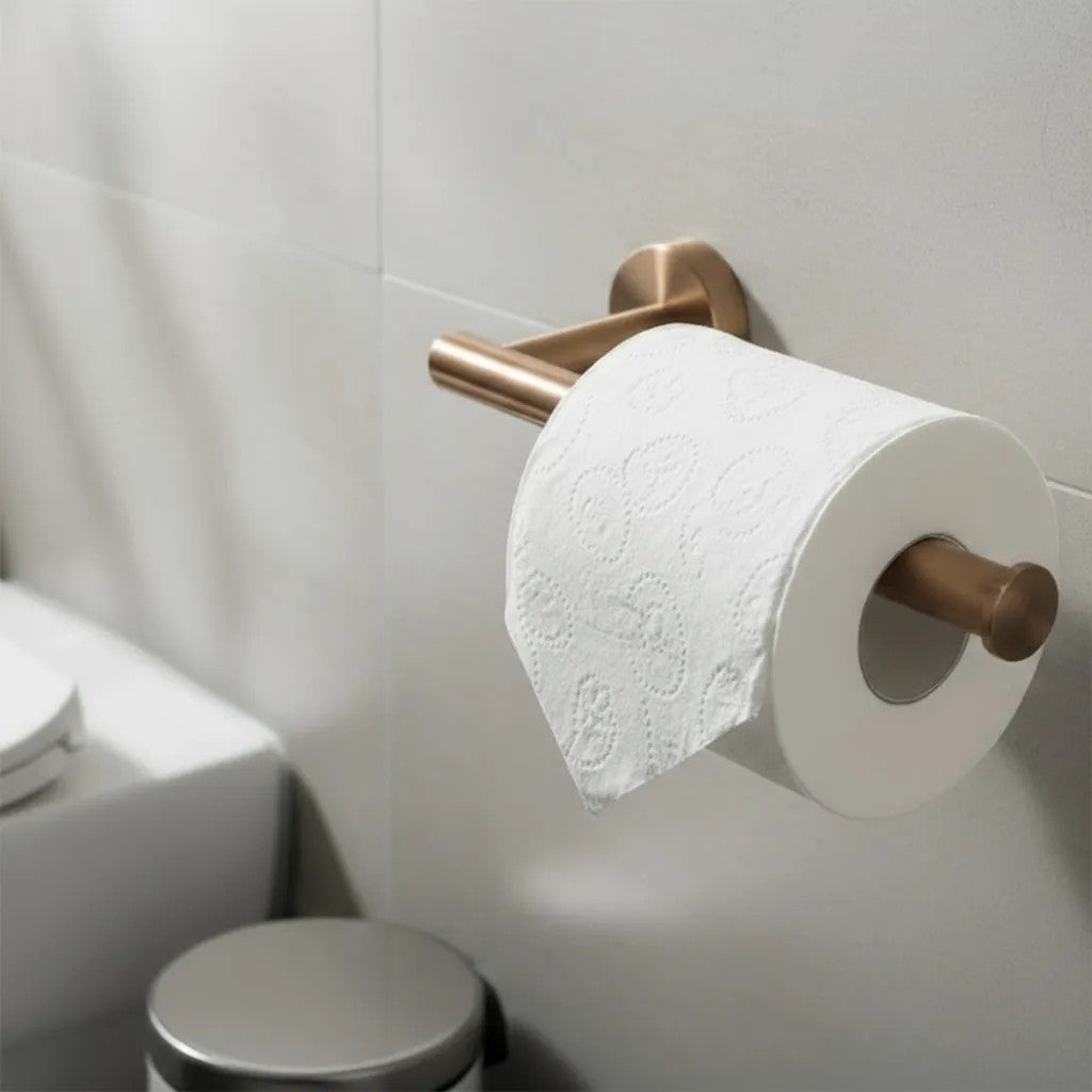 Sada koupelnových doplňků  Ari Brush Copper 4 díly  6