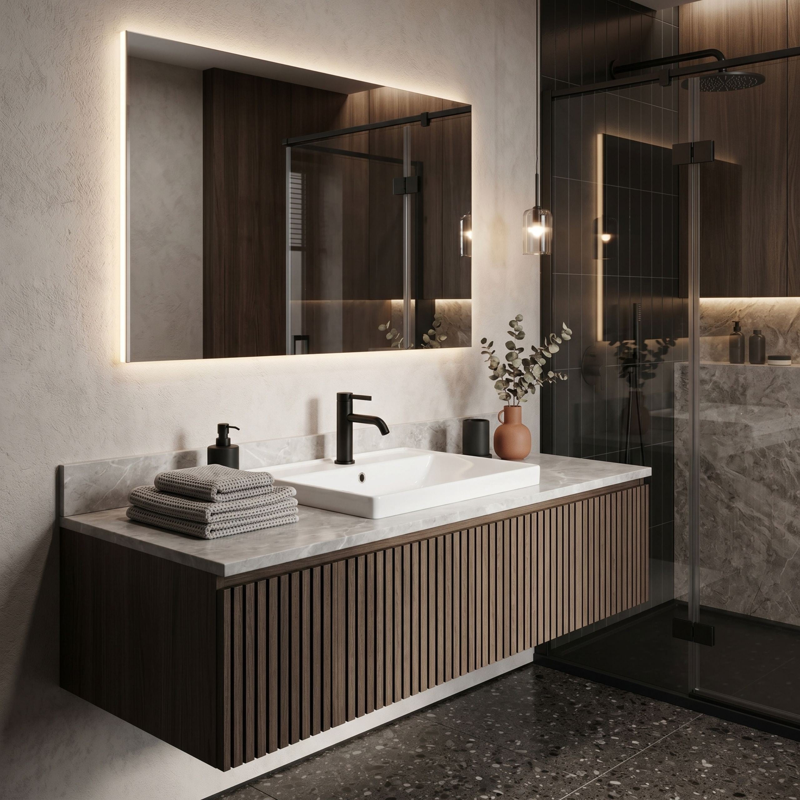 Koupelnová baterie Rea Rivo Black  6