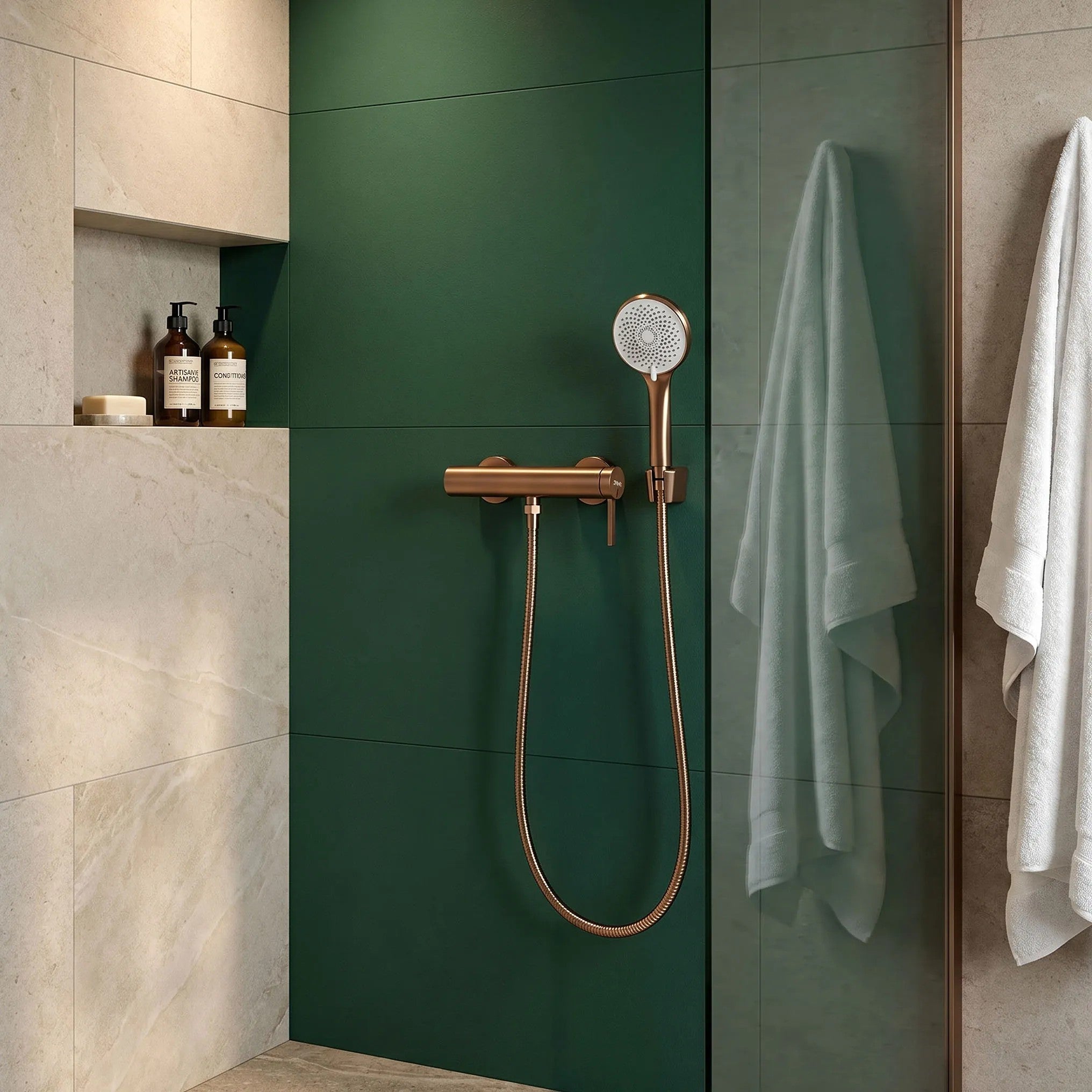 Sprchová baterie REA Rivo Brush Copper  6