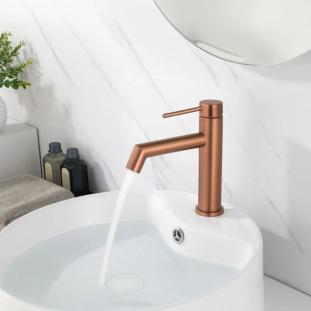 Umyvadlová baterie REA FOSS Brush Copper Low  6